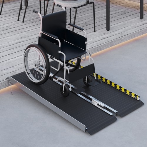 122 73cm wheelchair - x, ramp