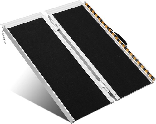 Folding wheelchair ramp - wheelchair, 2