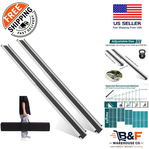 Adjustable 8ft wheelchair ramp - 8ft,