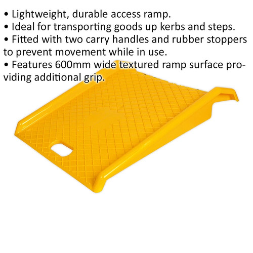 Portable access ramp for - ramp,