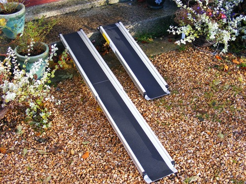 Pair 5ft telescopic ramps - telescopic,