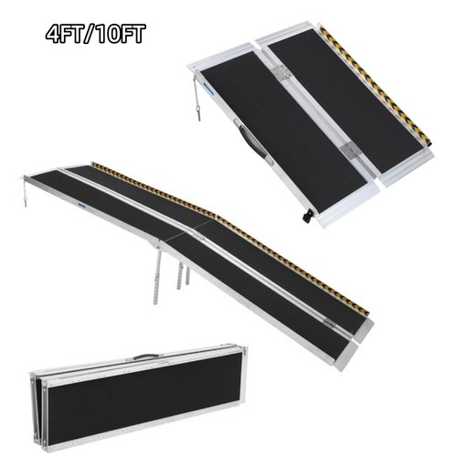 Folding wheelchair ramp for - wheelchair,